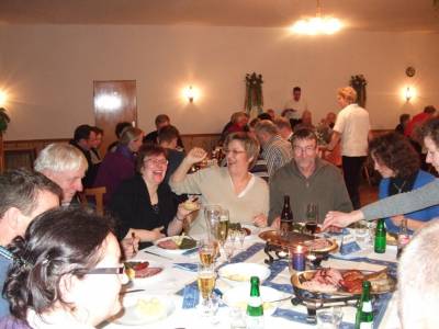 Viel Spa herrschte an allen Tischen